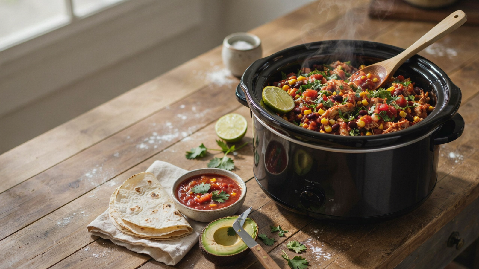 Easy Crockpot Meals Dump and Go — Dump & Go Salsa Chicken Crockpot Recipe