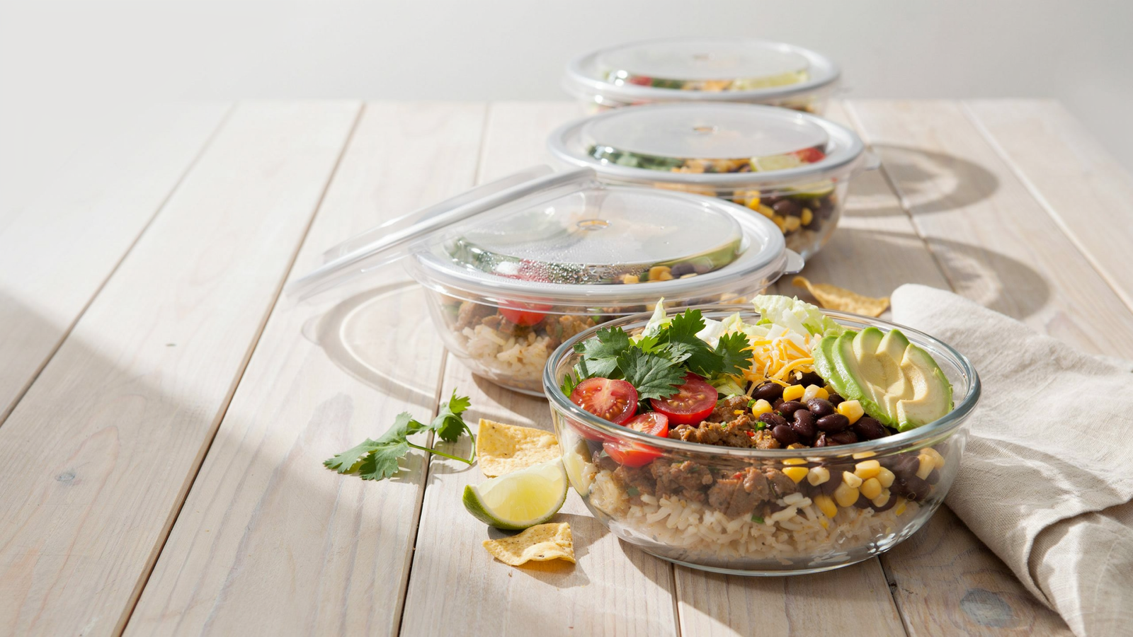 Ground Turkey Taco Bowl Meal Prep — Healthy, High-Protein Weeknight Bowls