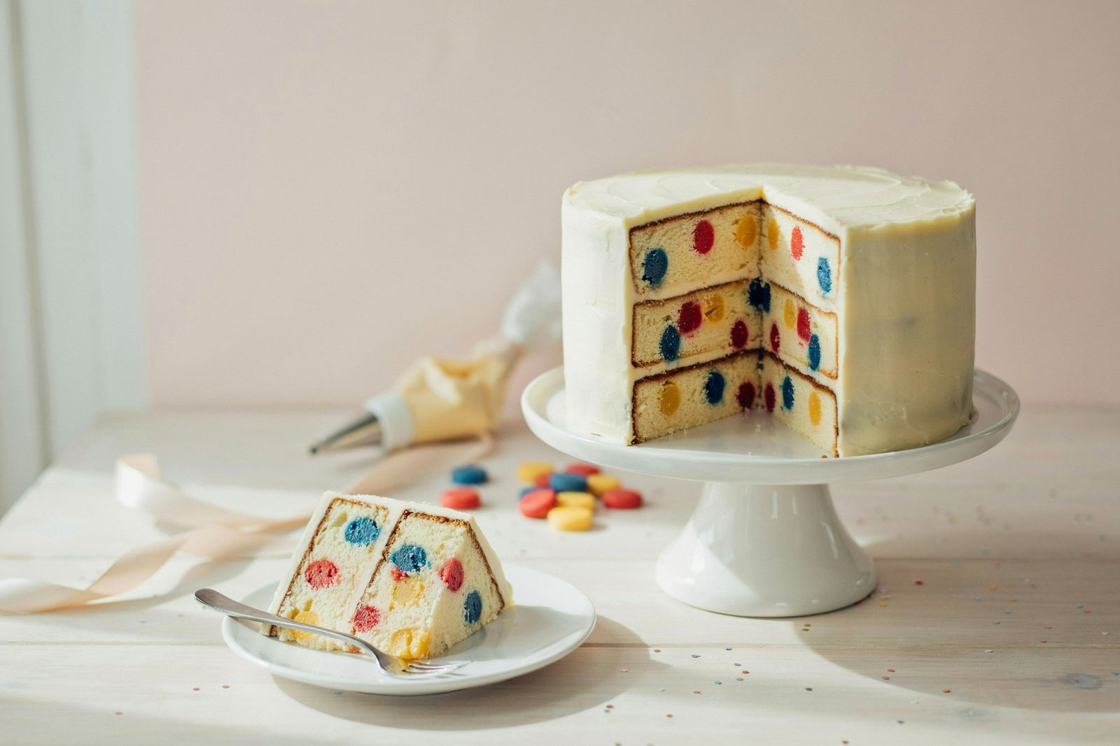 Dot Cake Recipe: How to Make a Polka Dot Cake (Easy Step-by-Step)