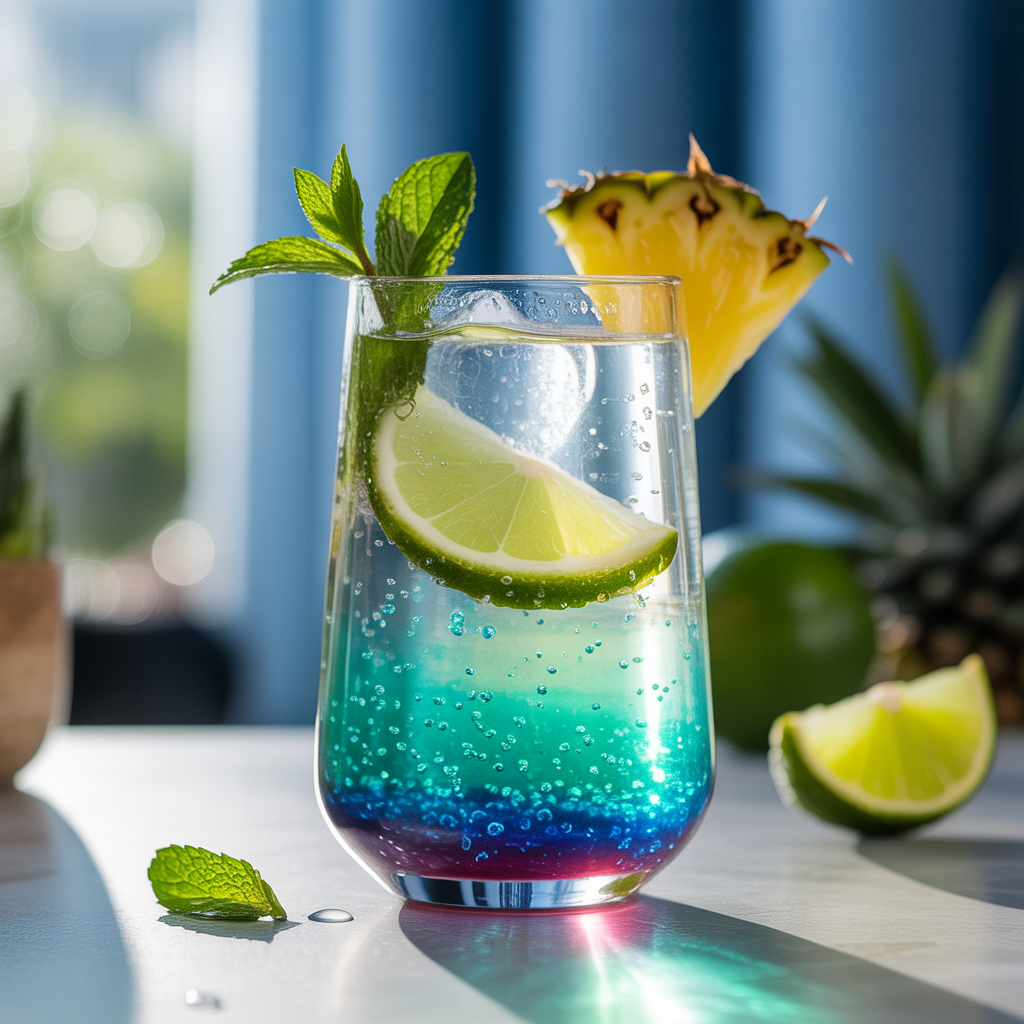 Mermaid Mocktail — Sparkly Drinks Recipe | Tropical Non‑Alcoholic Mocktail