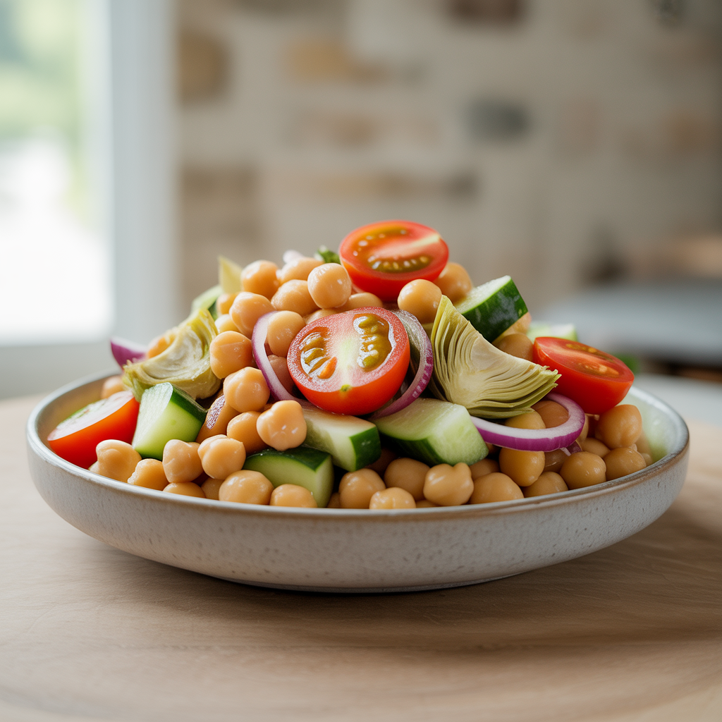 Classic Chickpea Salad | Easy Chickpea Salad Recipes for Mediterranean Meals