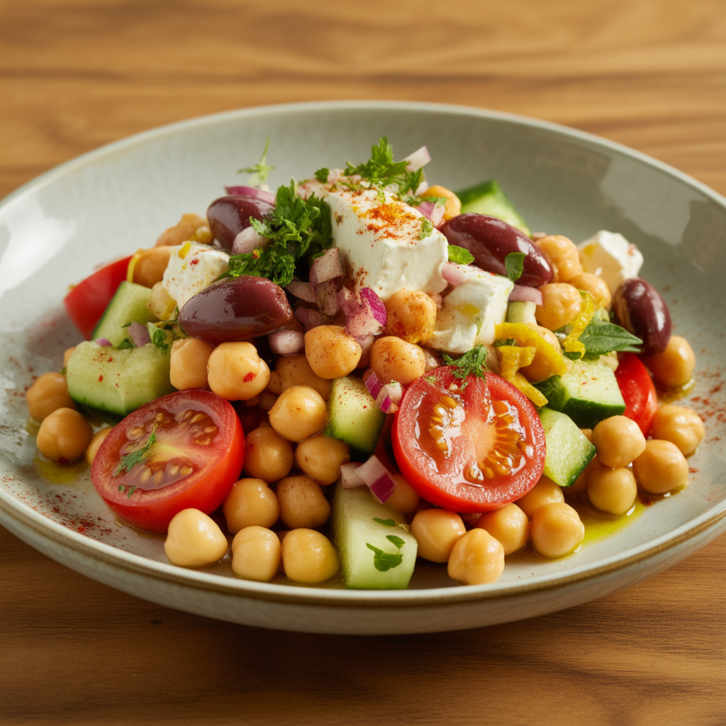 Classic Chickpea Salad — A Top Entry in Chickpea Salad Recipes (Mediterranean, Protein-Packed)