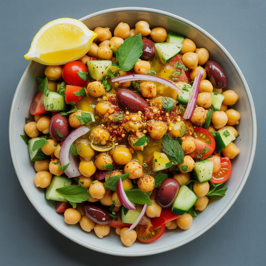 Classic Chickpea Salad Recipes: Easy Mediterranean Chickpea Salad (Ready in 10 Minutes)