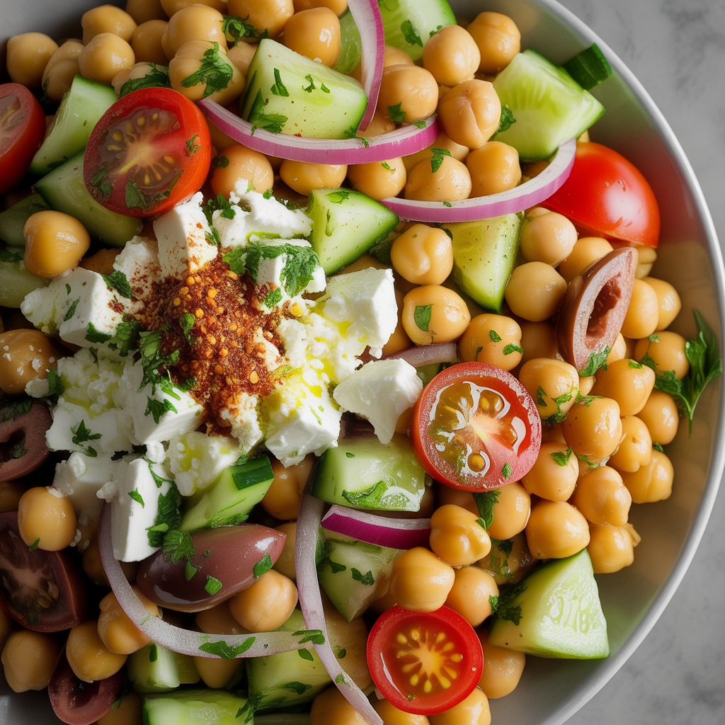 Classic Chickpea Salad — Easy, Protein-Packed Mediterranean Chickpea Salad Recipe
