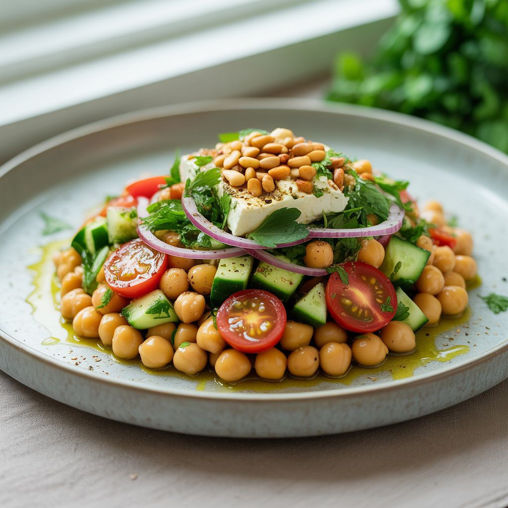 Classic Chickpea Salad — Easy Chickpea Salad Recipes for Meal Prep