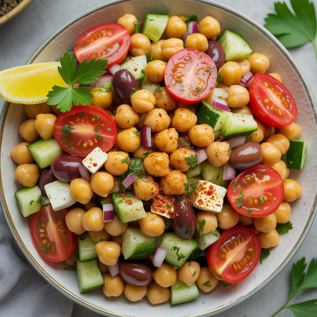 Classic Chickpea Salad | Top Chickpea Salad Recipes for a Healthy Mediterranean Lunch