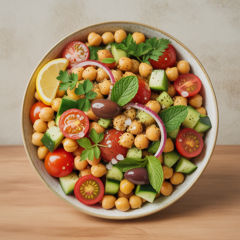 Classic Chickpea Salad — Easy Chickpea Salad Recipes