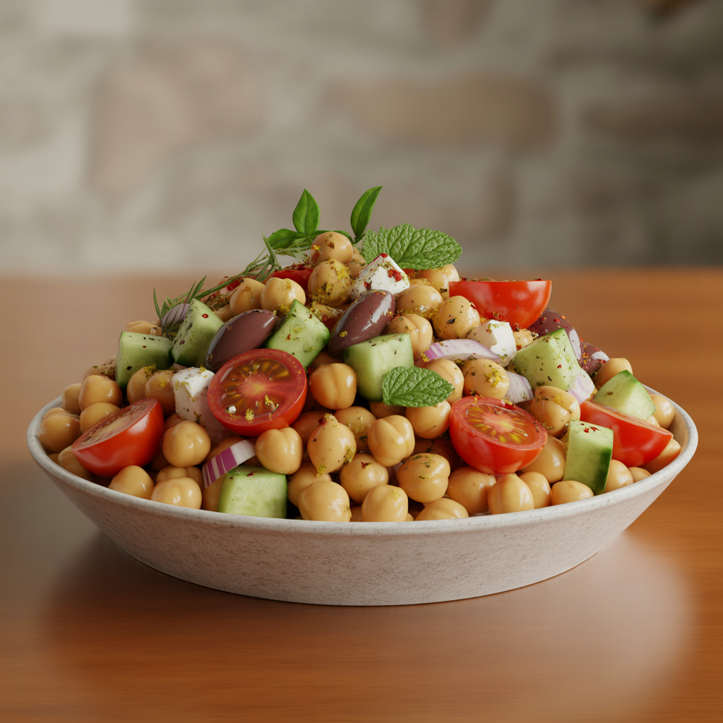 Classic Chickpea Salad — Easy, Healthy Chickpea Salad Recipes for Meal Prep