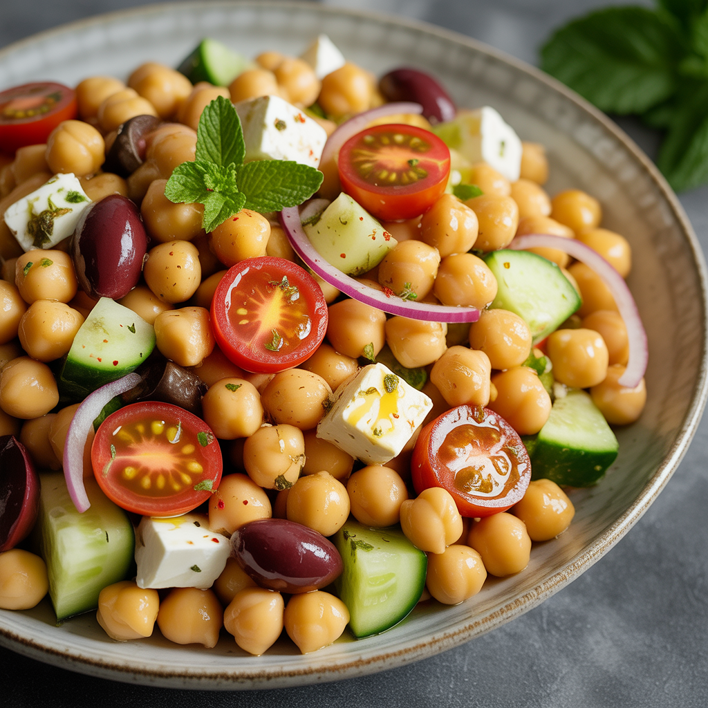 Classic Chickpea Salad | Best Chickpea Salad Recipes for a Fresh Mediterranean Lunch