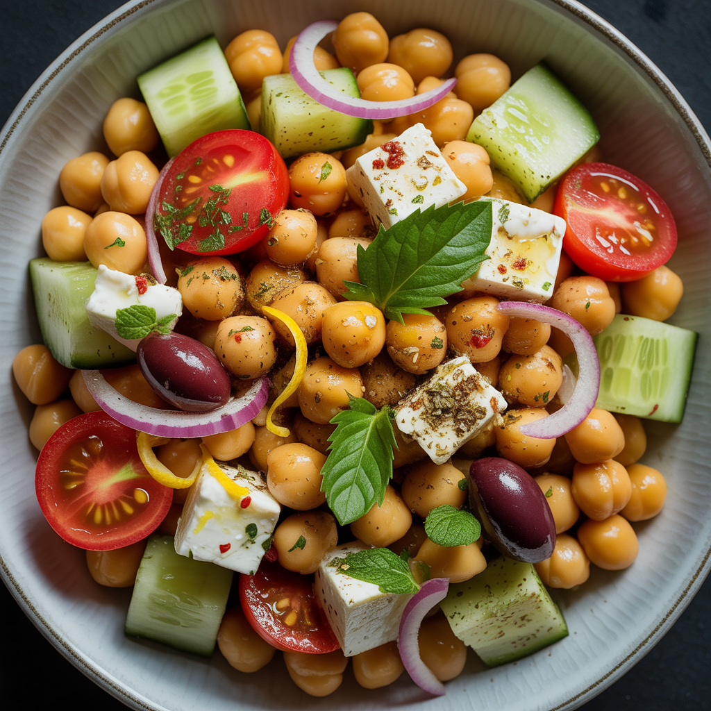 Classic Chickpea Salad — Easy Mediterranean Chickpea Salad Recipes for a Healthy Meal