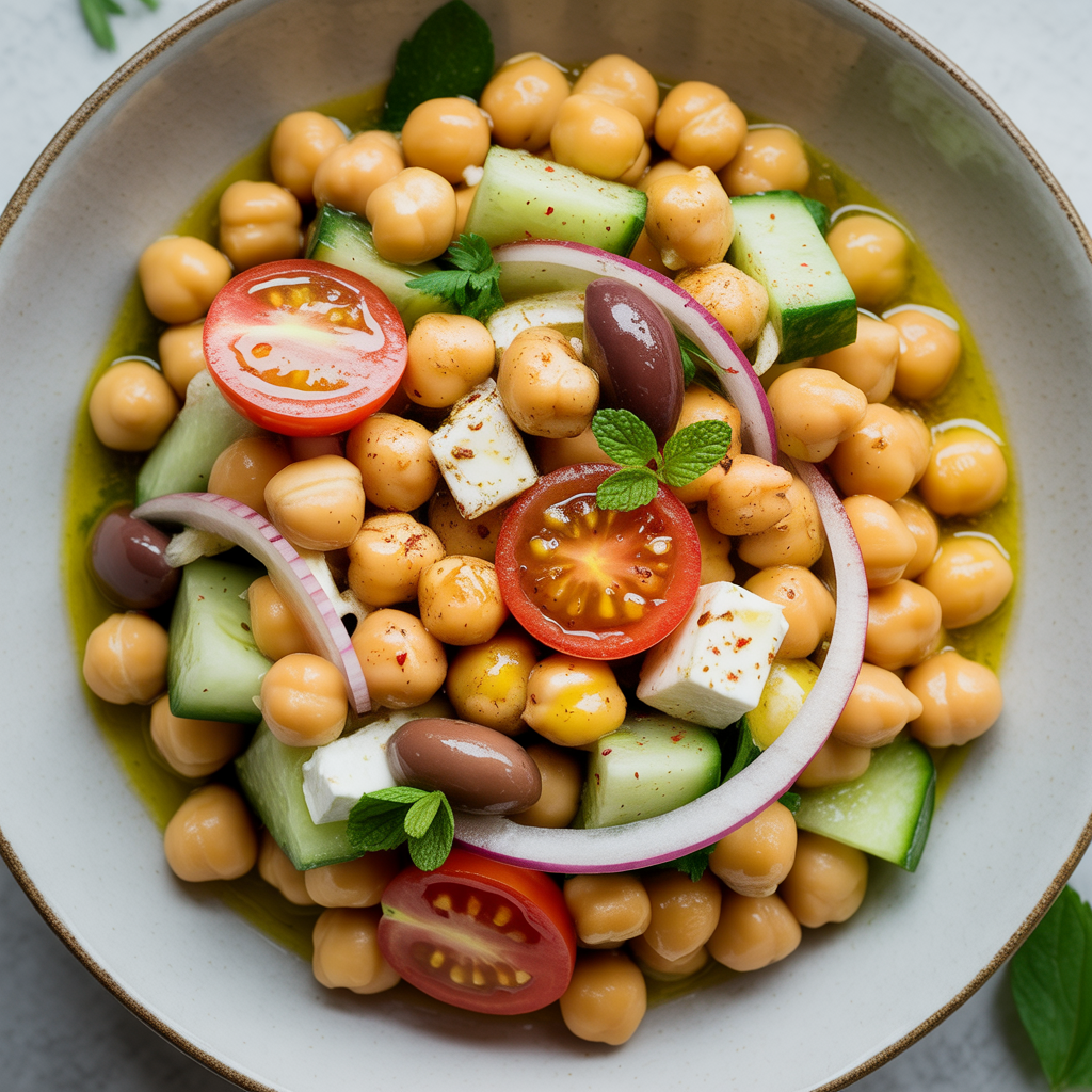 Chickpea Salad Recipes — Classic Chickpea Salad: Fresh, Protein-Packed & Easy