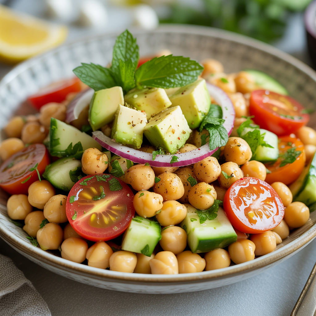 Classic Chickpea Salad | Easy, Healthy Chickpea Salad Recipes