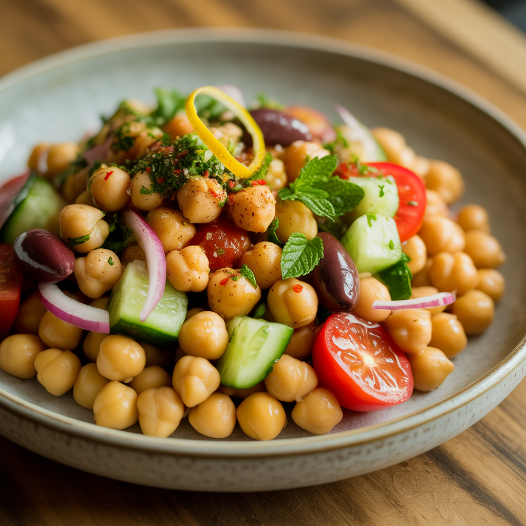 Classic Chickpea Salad | Top chickpea salad recipes for Easy, Healthy Meal Prep