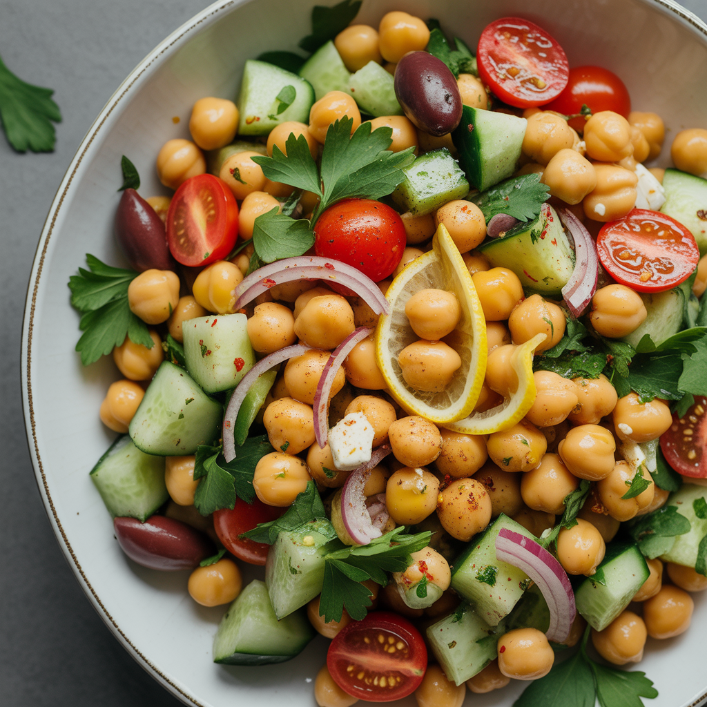 Classic Chickpea Salad | Best Chickpea Salad Recipes for Healthy Lunches