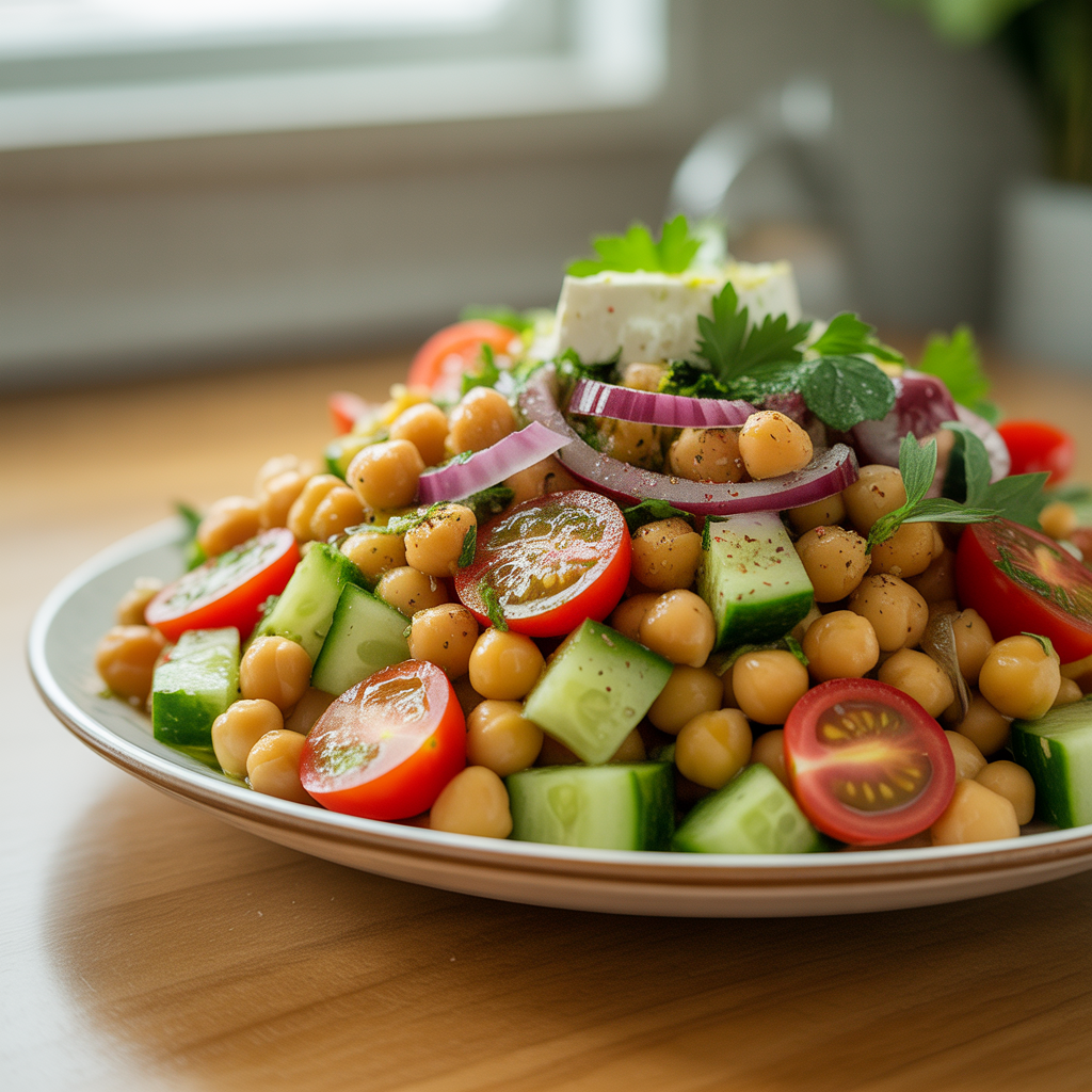 Classic Chickpea Salad Recipe | Easy, Protein-Packed Chickpea Salad Recipes for Every Meal